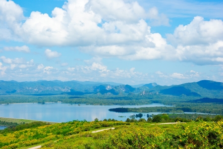 View High Lampang, Thailand.の写真素材