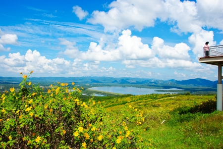 View High Lampang, Thailand.の写真素材