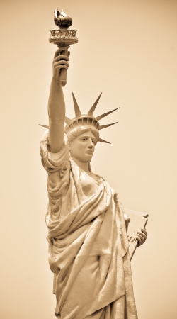 Statue of Liberty in New Yorkの写真素材