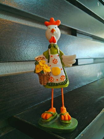 decorative toy on wooden backgroundの素材