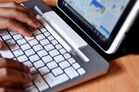 digital tabletの写真素材