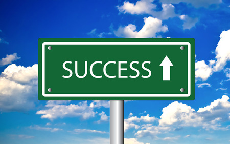 Creative sign with the text - Successの写真素材
