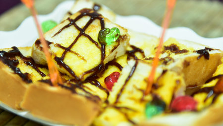Bread butter and chocolate