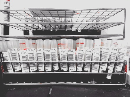 Blood tubes for test in medical labの素材