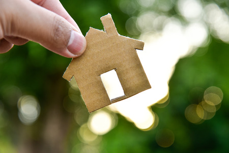 The concept of building housesの写真素材