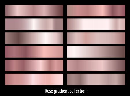 Abstract Red gradients set collectionのイラスト素材