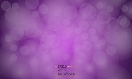 Abstract Puple bokeh gradiant  background. Vector illustration.のイラスト素材