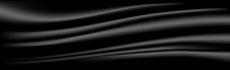 Abstract black cloth vector background. Vector illustration.のイラスト素材