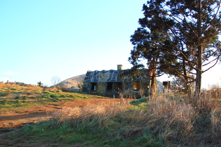 It's an old building called Te Chiffon in Jeju.のeditorial素材