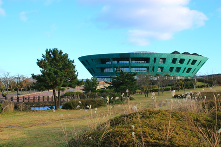 It is the winter scenery of Jeju 4.3 Peace Parkのeditorial素材