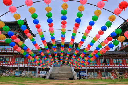 temple scenery in Jeju.のeditorial素材