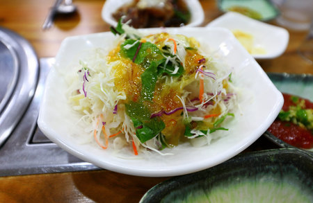 It is a delicious traditional Korean foodの写真素材