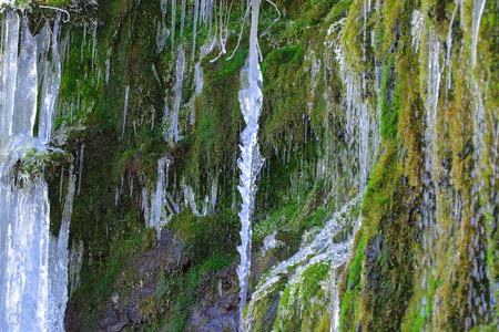 It is a beautiful winter landscape.の写真素材