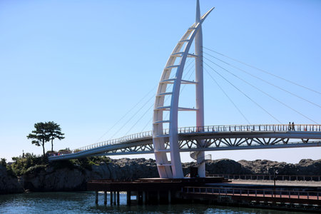 Dubai Creek Bridge in Dubai, United Arab Emirates