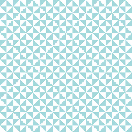 Seamless Pattern Turned Triangles Turquoise And Whiteのイラスト素材