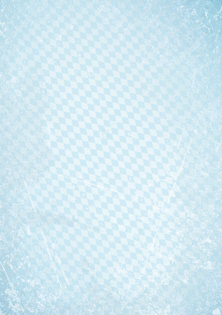 Vertical Oktoberfest Retro Paper Background. Diagonal Diamond Pattern Blueのイラスト素材