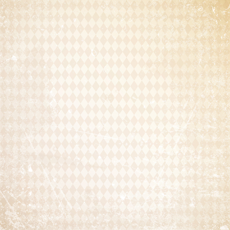 Background Oktoberfest Old Paper Scratches With Straight Diamond Pattern Beigeのイラスト素材