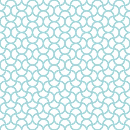 Seamless Pattern Abstract Waves Blue And Whiteのイラスト素材