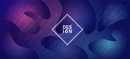 abstract background with pastel colors and blobs forming ethnic patternのイラスト素材