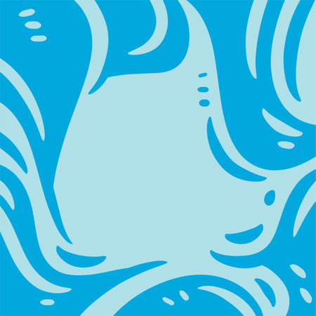 abstract background with wavy and twisty curly patternのイラスト素材