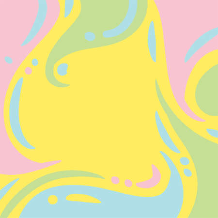 abstract background with wavy and twisty curly patternのイラスト素材