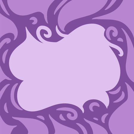 abstract background with wavy and twisty curly patternのイラスト素材