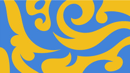 Abstract background presented in traditional batik pattern
