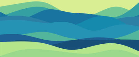 Abstract background with  multi layer color stackのイラスト素材