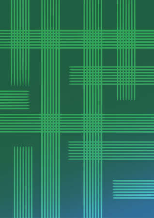 Swaying wavy lines abstract wave background blue greenのイラスト素材
