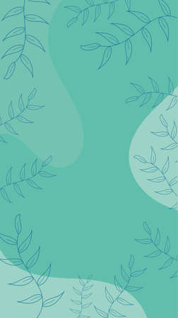 Abstract background in beautiful colors and traditional batik pattern with waving and swirling shapesのイラスト素材