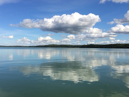 Lake Reflectionの写真素材