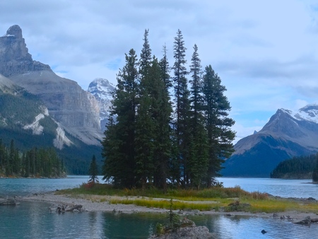 Canada Jasper Spirit Islandの写真素材