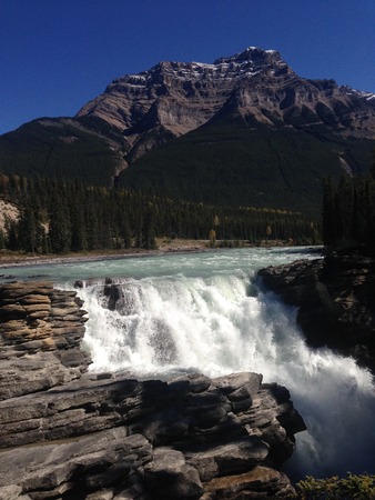 Athabasca Fallsの写真素材
