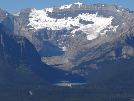Lake Louise Glacierの写真素材