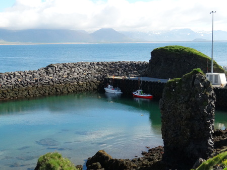 Arnarstapi bayの写真素材