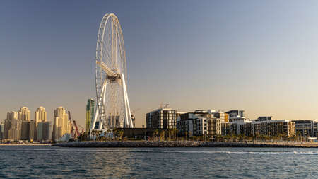 Dubai city center skyline, United Arab Emiratesのeditorial素材