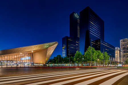 Dubai city center skyline, United Arab Emiratesのeditorial素材