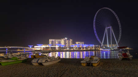 Dubai city center skyline, United Arab Emiratesのeditorial素材