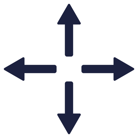 Arrow down up left and right set vector. Arrows set on white background.のイラスト素材