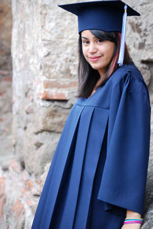 Hispanic graduateの写真素材