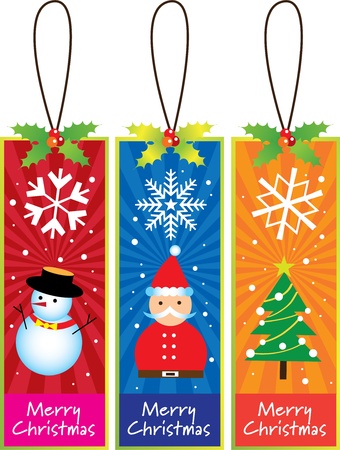 Christmas labes collectionのイラスト素材