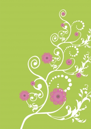 flower graphic patternのイラスト素材