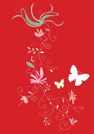 Butterfly seamless patternのイラスト素材