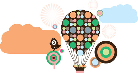 Air ballons のイラスト素材