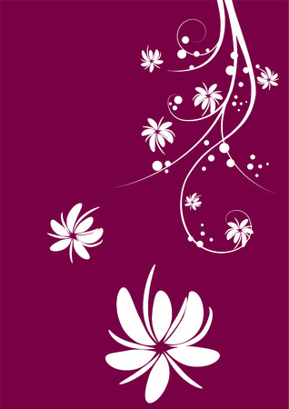 Flower vintage patternのイラスト素材