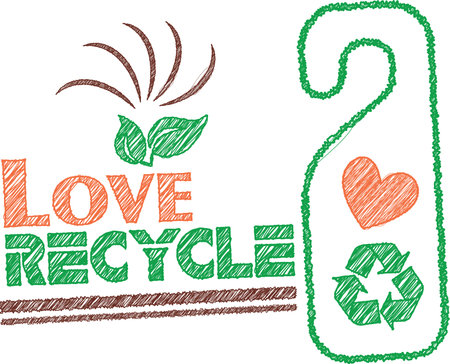 Love Recycleのイラスト素材