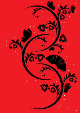 Classical ancient east patternのイラスト素材