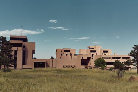 Boulder, Colorado - August 18th, 2019: Exterior of NCAR, National Center For Atmospheric Research designed by architect I.M. Peiのeditorial素材