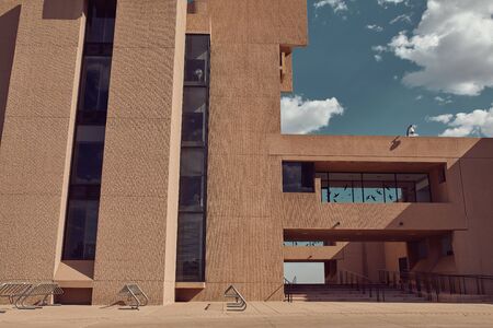 Boulder, Colorado - August 18th, 2019: Exterior of NCAR, National Center For Atmospheric Research designed by architect I.M. Peiのeditorial素材