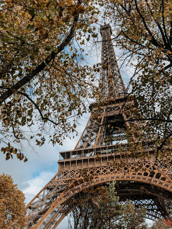 eiffel tower cityのeditorial素材